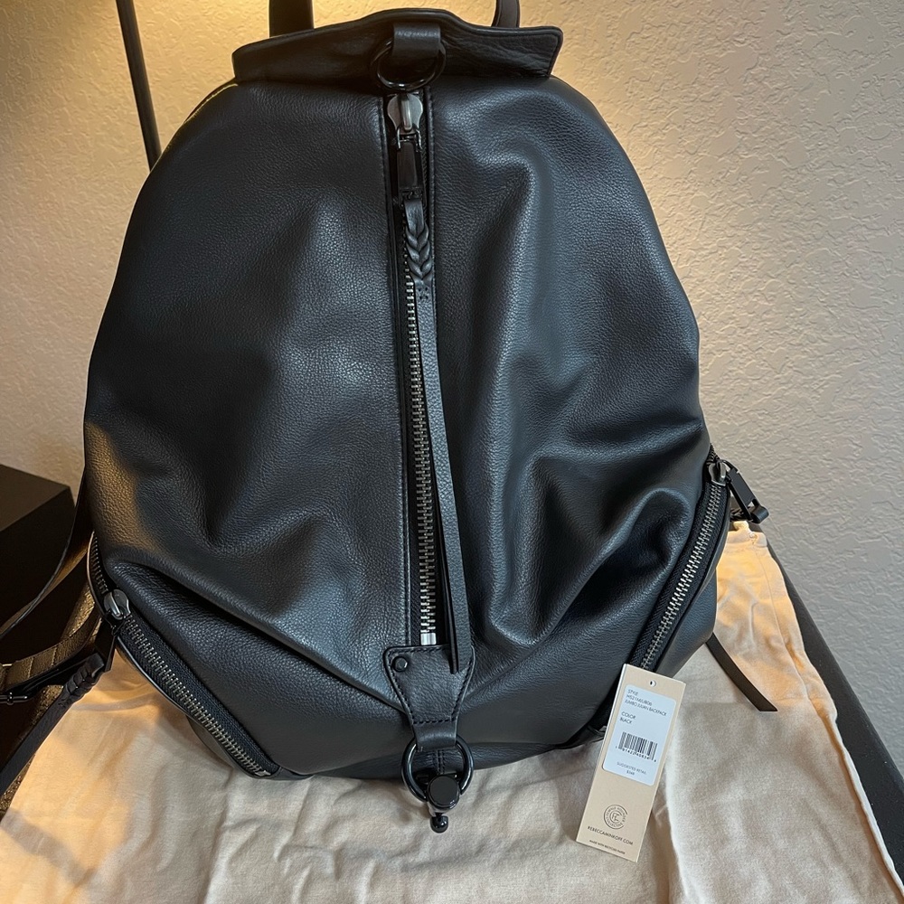 Rebecca Mincoff Black Leather Jumbo Julian